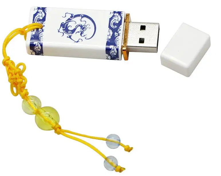 Ретро китайский фарфоровый пластиковый usb флеш-накопитель керамический Подарочный флеш-накопитель 4 ГБ 8 ГБ 16 ГБ 32 ГБ 64 ГБ Флешка usb флешка флэш-диск - Цвет: 1