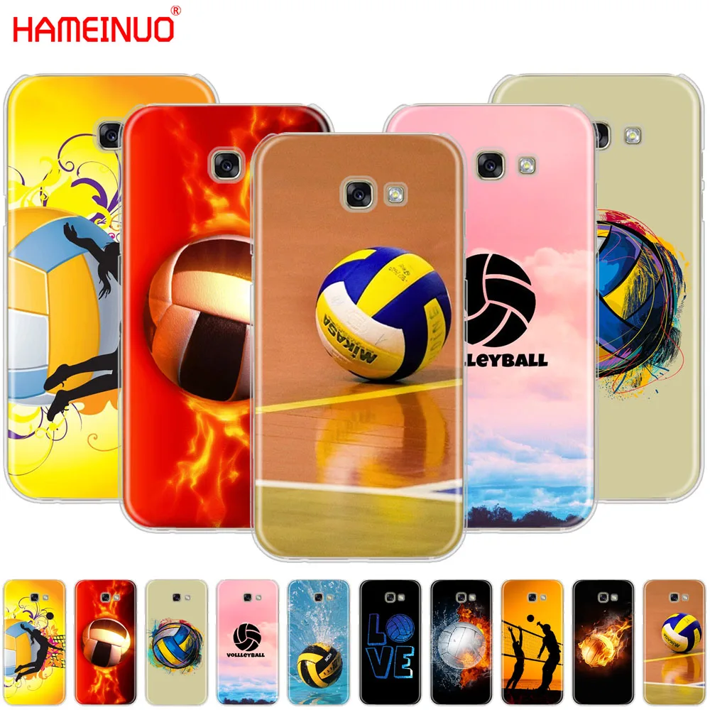 

HAMEINUO Fire Volleyball sport water cell phone case cover for Samsung Galaxy A3 A310 A5 A510 A7 A8 A9 2016 2017 2018