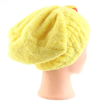 

1PC Quick Dry Towel New Women Microfiber Hair Drying Turban Wrap Hat Cap Hair Comb