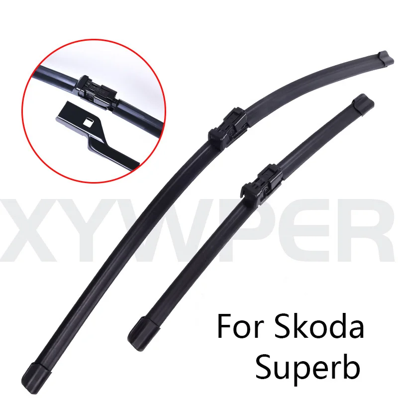 Tanie Wycieraczki Winshield Blade dla samochodów Skoda Superb 2 3 B5 B6 B8 od 2001 2002 do 2018 wycieraczki samochodowe akcesoria hurtownie