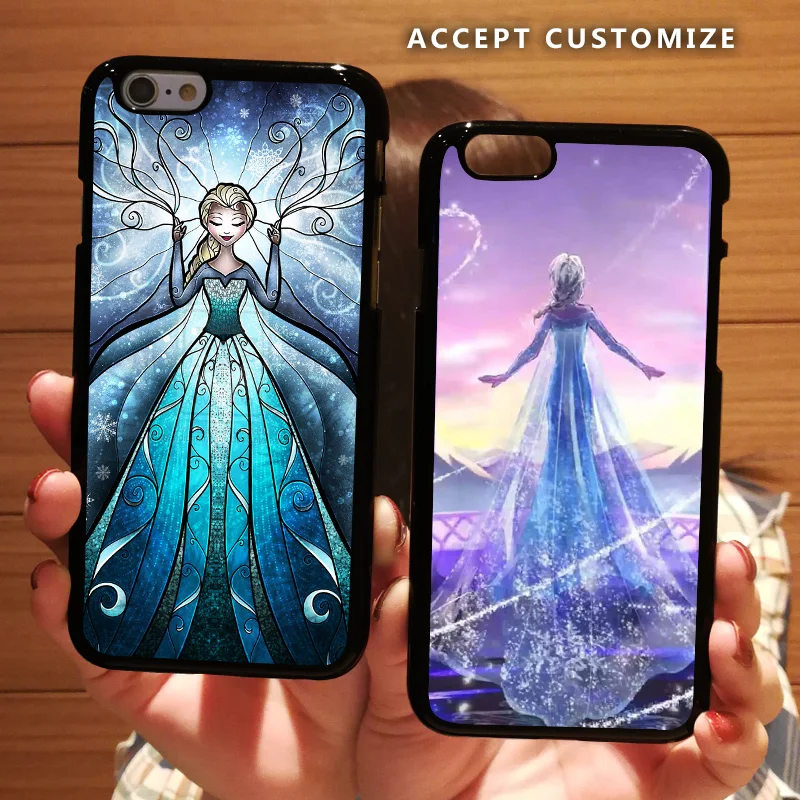 

Popular Frozen Elsa Printed Cover Shell Case for Apple iPhone 5 5S SE 6 6S 7 8 Plus 10 X XS Max XR