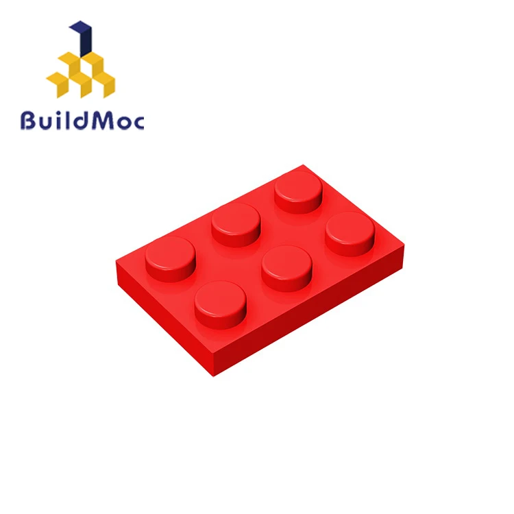 BuildMOC совместимые сборки частиц 3021 пластина 2x3 для строительных блоков части DIY
