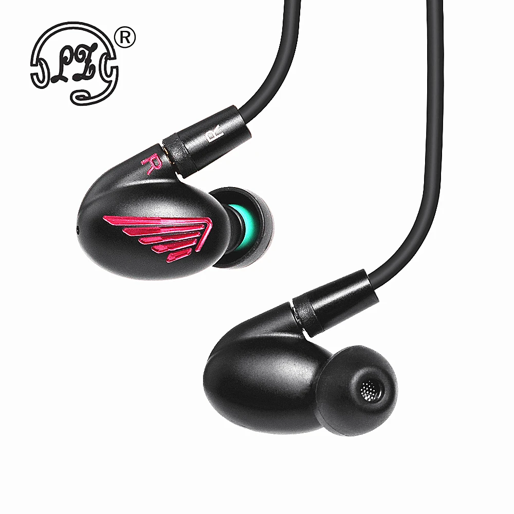 AK Audio LZ A5 In Ear Earphones 4BA+1DD Driver 5Units Hybrid In Ear Headset With Detachable MMCX LZ Earphone