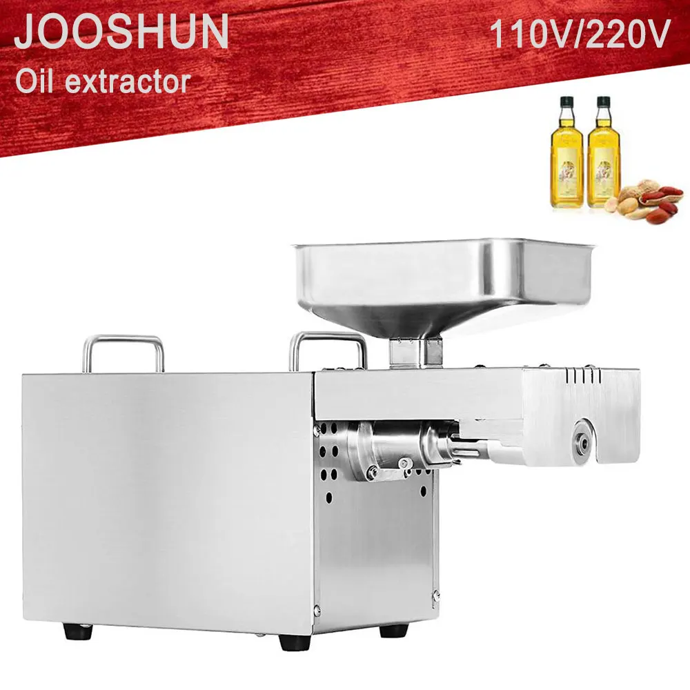 Stainless steel Cold pressed oil mill machinery, mini oil expeller