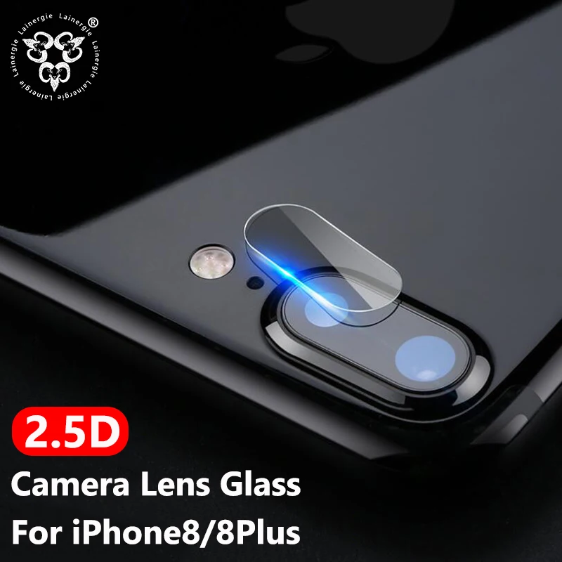 Lainergie 10PCS Back Rear 2.5D Camera Lens Protector For iPhone 8 Plus