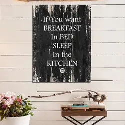 Винтаж для завтрака, для кухни цитаты для вдохновения плакаты настенные живописные картины DIY фото отпечатки в рамках фоторамка столовая