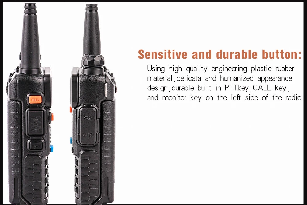 Портативная радиостанция удобная портативная рация 10 км BaoFeng UV-5R 8 Вт Западная любительская радиостанция коммуникатор x работа радио связь