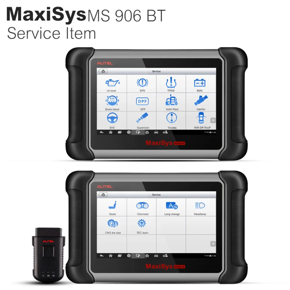 AUTEL MaxiSys MS906BT OBD2 сканер автомобильный диагностический инструмент ключ программист сканер лучше, чем DS808 DS708 launch x431