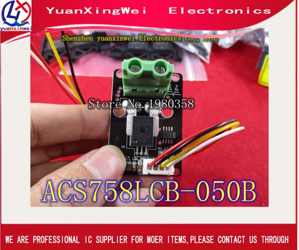 1 шт. Φ ACS758 Обнаружение тока-50 -- 50A 40 мВ/1A AC DC | Электроника