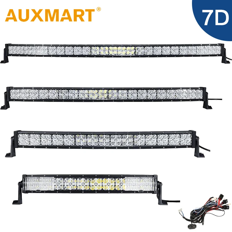 

Auxmart 22" 32" 42" 52" 7D LED Light Bar Combo Beam Driving Led Work Light ATV Truck SUV 4WD 4x4 Pickup LED Bar Light