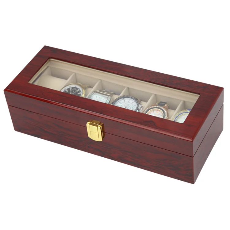 LISM Luxury Wood Storag Boxes 2/3/5/6/10/12/20 Watches Boxes Display Watch Box Jewelry Case Organizer Holder Promotion Boxes