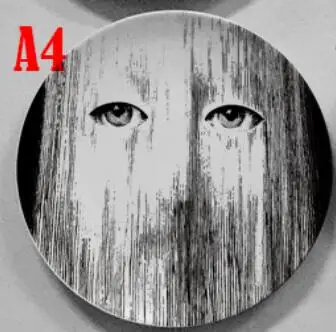 Модные домашние декоративные rosenthal Piero fornasetti подвесные тарелки/блюдо Verne Sethi гостиная/бар/restarant/Банкетный/украшения для зала - Цвет: A4