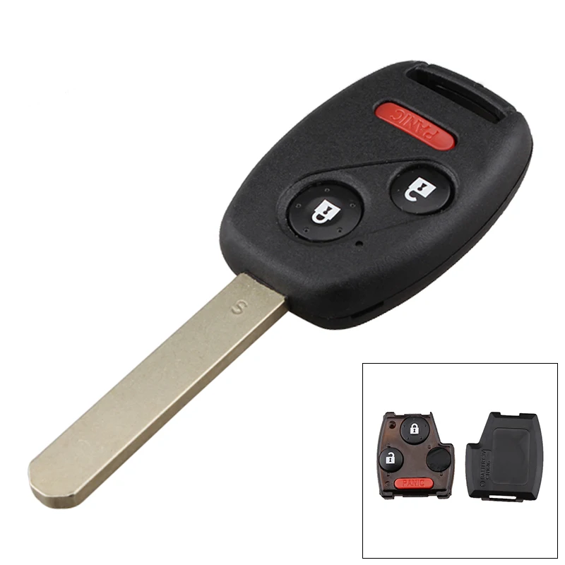 2+1 Buttons 433Hz Car Replacement Remote Car Key Fob Transmitter