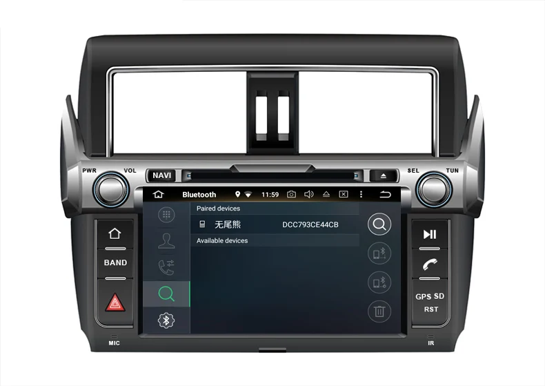 Best 9" two din android 9.0 car dvd player for TOYOTA PRADO LC950 PRADO 950 2014-2016 with 8core 4G RAM 32G ROM audio autoradio 6