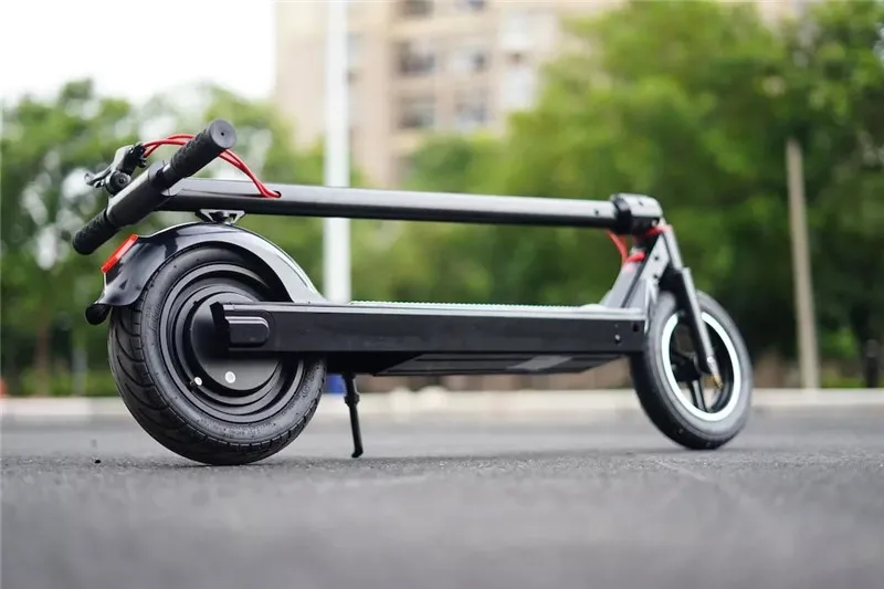 Daibot Folding Kick Scooter Two Wheel Electric Scooters Foot Control Acceleration Samsung Cell Battery Electric Scooters Adults
