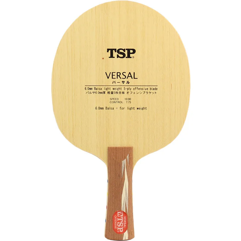 TSP VERSAL Table Tennis Blade (Balsa Light Weight Offensive) Racket