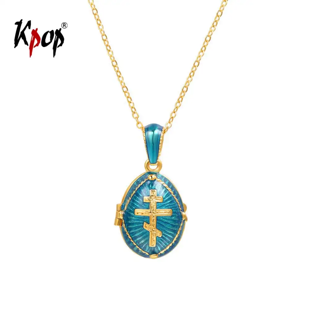 Buy Kpop Cross Necklace with Letter "XC" On Back