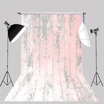 

Vintage Pink Wooden Floor Backdrop Baby Shower Wood Wall Photography Background Photo Studio Props XT-5141