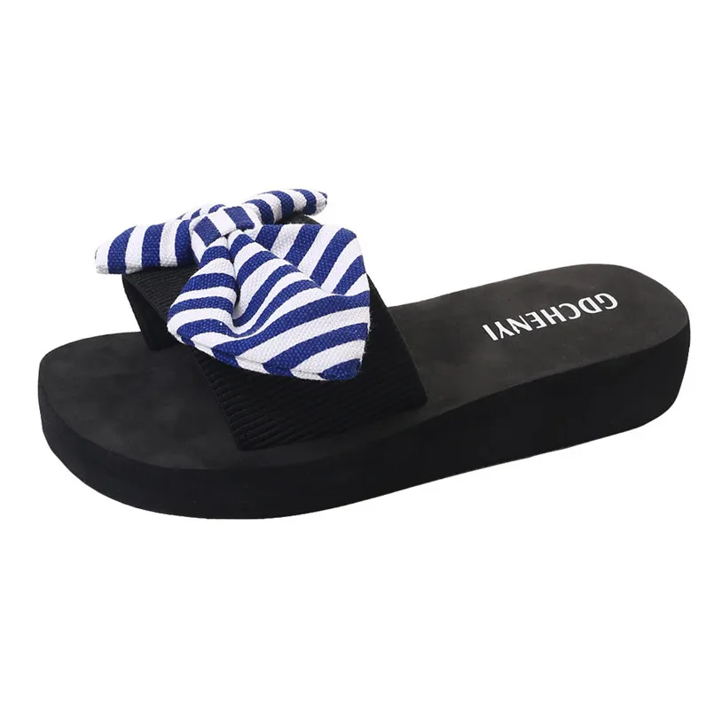 platform beach flip flops