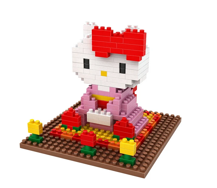 Wholesale LOZ Diamond Blocks Hello kitty Mini Bloc...