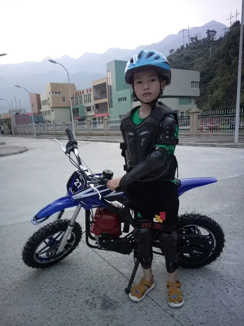 Motorcycle Full Body child Armor Jacket Chest Protection Gear elbow and shorlder child protection 8-14years