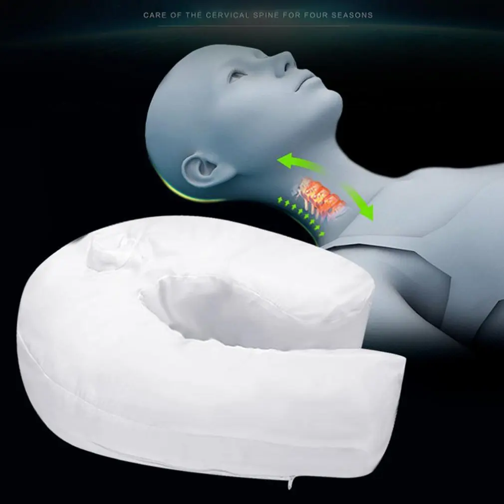 Side Sleeper Contour Body Pillow Home Bed Pillow U Shape Ergonomic Design Fit for Sleep Without 5