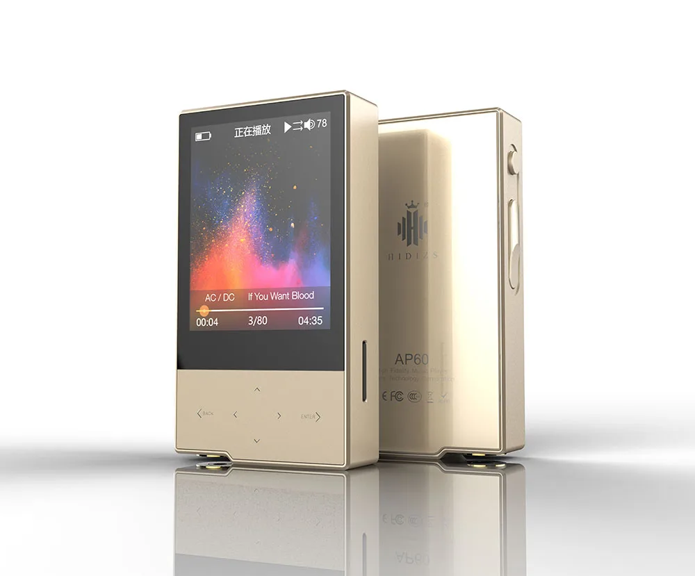 Hidizs AP60 новая версия AP60II HiFi портативный Bluetooth 4 0 Apt x DSD USB DAC FLAC MP3 музыкальный плеер