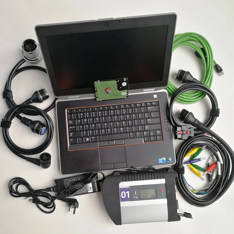 

Professional Auto repair diagnosis tool Mb Star C4 SD Connect C4+Used laptop computers E6420 I5 4G V06/2020 software 320GB HDD