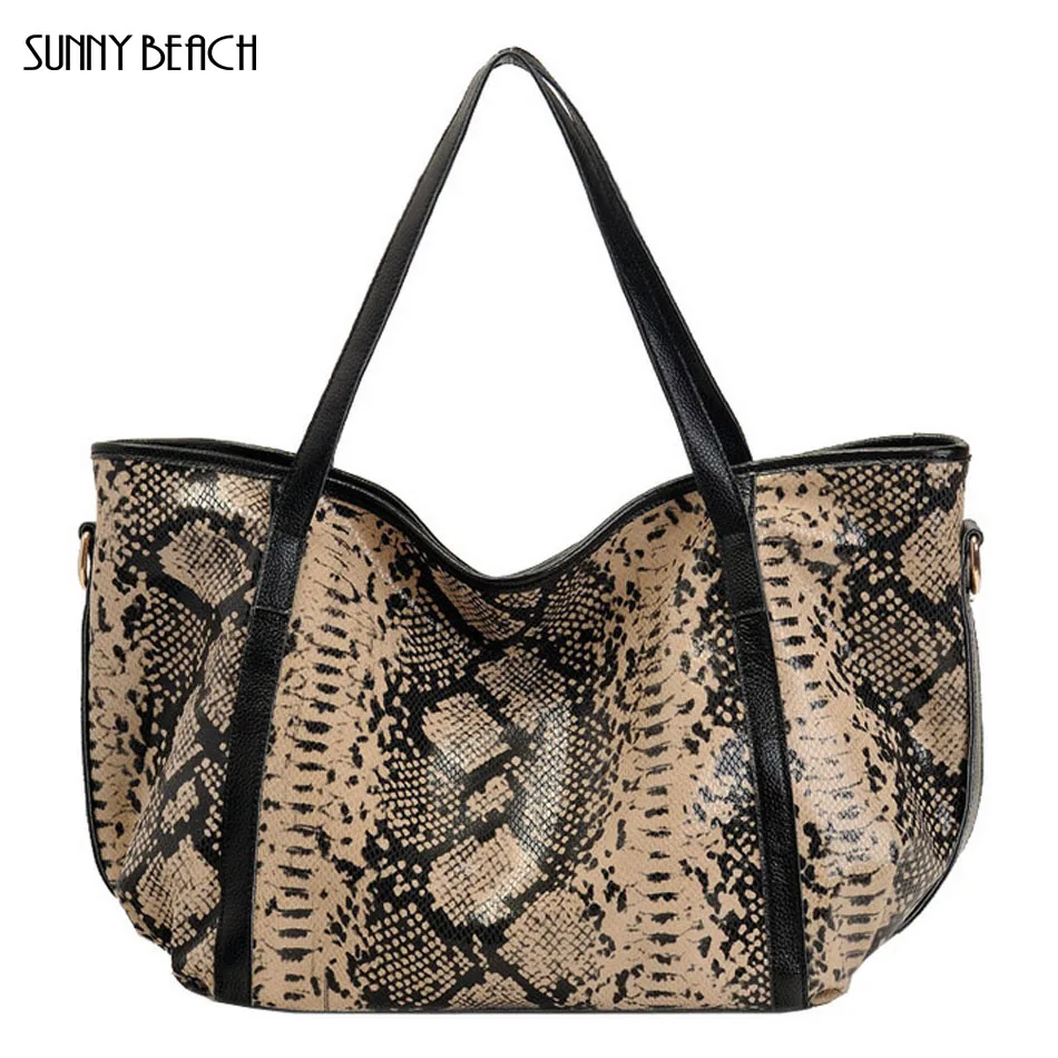 SUNNY BEACH Famous brand women bag designer Serpentine leather bag shoulder bag tote bags SUNNY BEACH Famous brand women bag designer Serpentine leather bag shoulder bag tote bags