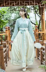 Классический древний костюм Китайский Hanfu сказка для женщин Костюм Хана династии Красота принцесса народный танец древние костюмы