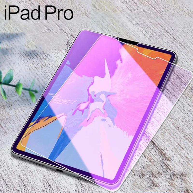 2.5D полное покрытие анти синее закаленное стекло для Apple iPad Pro 1" 12,9" супер прозрачная защита экрана планшета защитная пленка