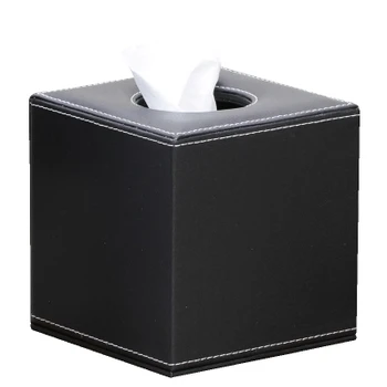 

Fashion Household Napkin Holder Box PU Leather Paper Towel Square Tissue Box Square Tissue Baby Wipes Box Home Decor LZM040