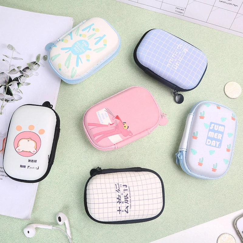 

Cartoon Animal Pink Panther Coin Purses Holder Simple Girl Kids Mini Change Wallets Coin Bag Zipper Pouch Money Bag Child Gift