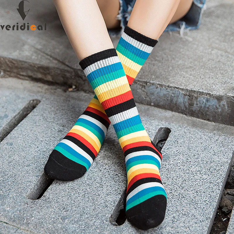 Достоверные из бамбукового волокна носки Harajuku Женские однотонные дышащие skarpetki 5 пар/лот модные офисные короткие носки; хорошее качество