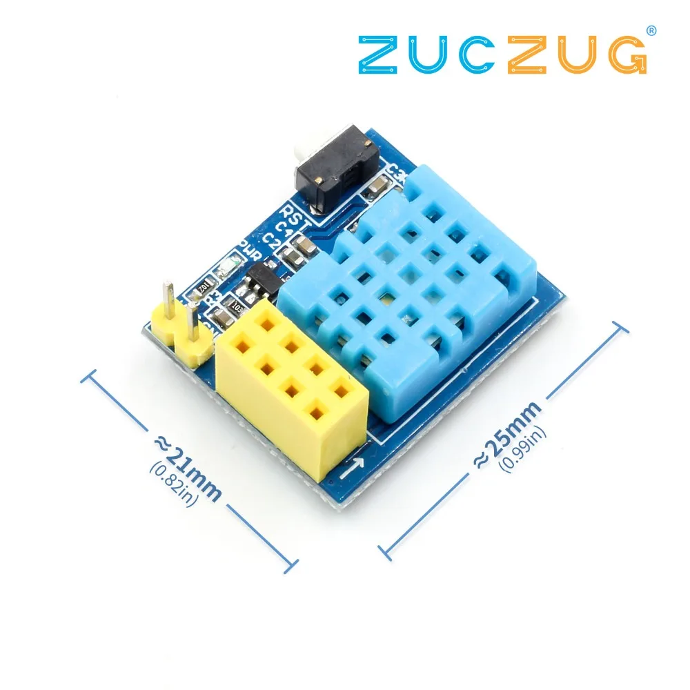 

ESP8266 ESP-01 ESP-01S DHT11 Temperature Humidity Sensor Module esp8266 Wifi NodeMCU Smart Home IOT DIY Kit (without ESP module)