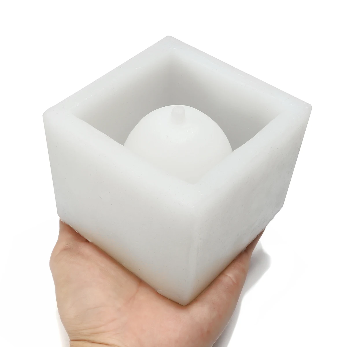 Cube конкретные цветочный горшок Силиконовые формы DIY Сад кашпо ваза плесень инструменты ремесла сочные бонсай Desktop граден украшения