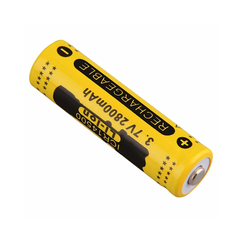 GTF 3 7 V 2800mah 14500 батарея литий ионная аккумуляторная светодиодный