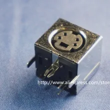 5 шт. PCB Mount 4 Pin женский S Jack DVD мини Din розетки соединители экранированные разъемы Угловые d-sub 25 контактные для печатных плат мини круговой DIN розетка
