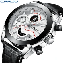 font b Men b font font b Watches b font CRRJU Reloj Hombre 2018 Fashion