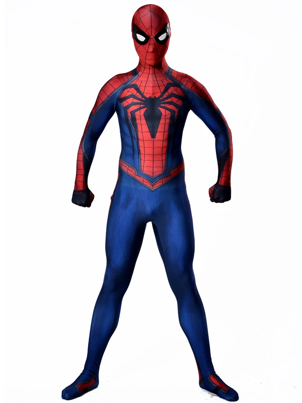 1 Amazing spiderman costume Ultimate Spiderman Costume Cosplay Halloween Superhero Costume Newest Fullbody spiderman Suit (3)