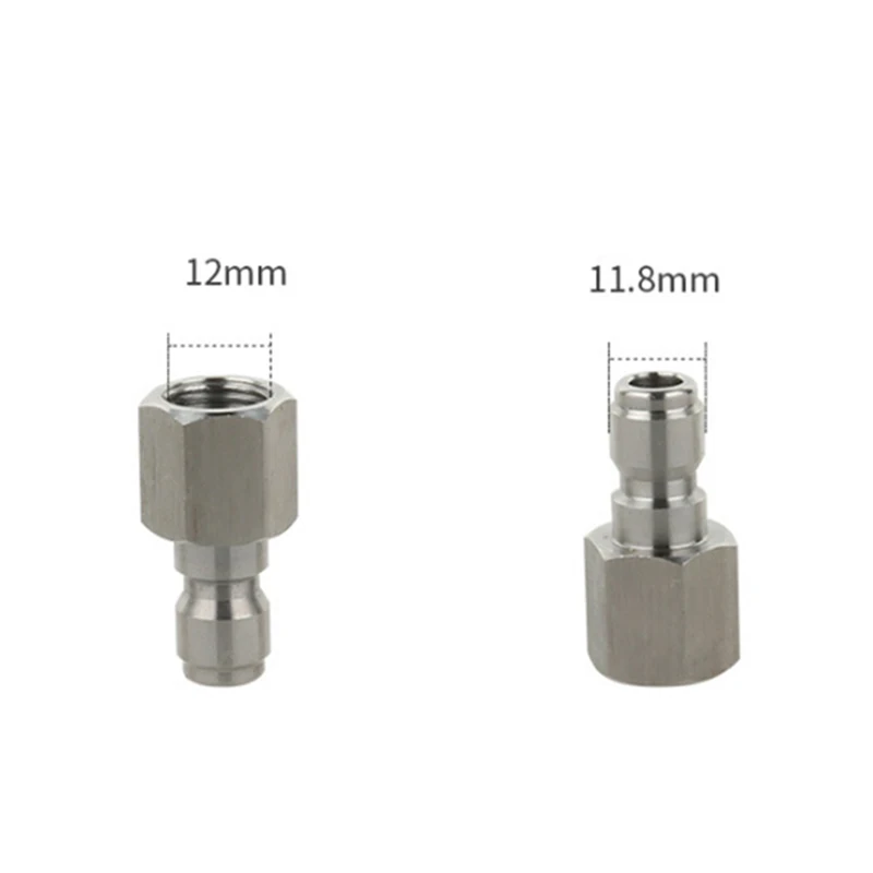 

Quick Connector Coupler Clean Washing Pressure Washer Garden Hose Strong Brass+Stainless Steel Connect Adapter
