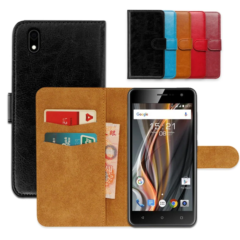 

Luxury PU Leather Exclusive Slip-resistant Flip wallet case for Fly Life Compact Ultra-thin Phone Cover,book case