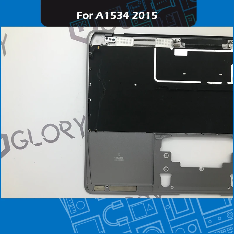 Год A1534 Topcase с клавиатурой и подсветкой версия США для Macbook retina 1" A1534 Упор для рук серый космос EMC 2746