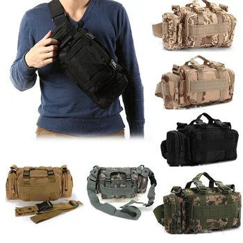 

Multipurpose Military Waist Bag Waterproof Oxford Fabric Pouch Pack Bags New