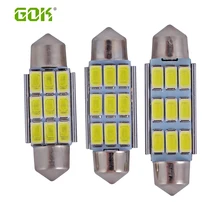2 шт./лот Festoon 9smd led CANBUS festoon 36 мм 39 42 C5W LED 9SMD безотказные 5630 5730 9LED smd