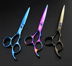 6 дюймов Профессиональный Парикмахерские инструменты для укладки волос Парикмахерские ножницы комплект Резка + филировочные ножницы