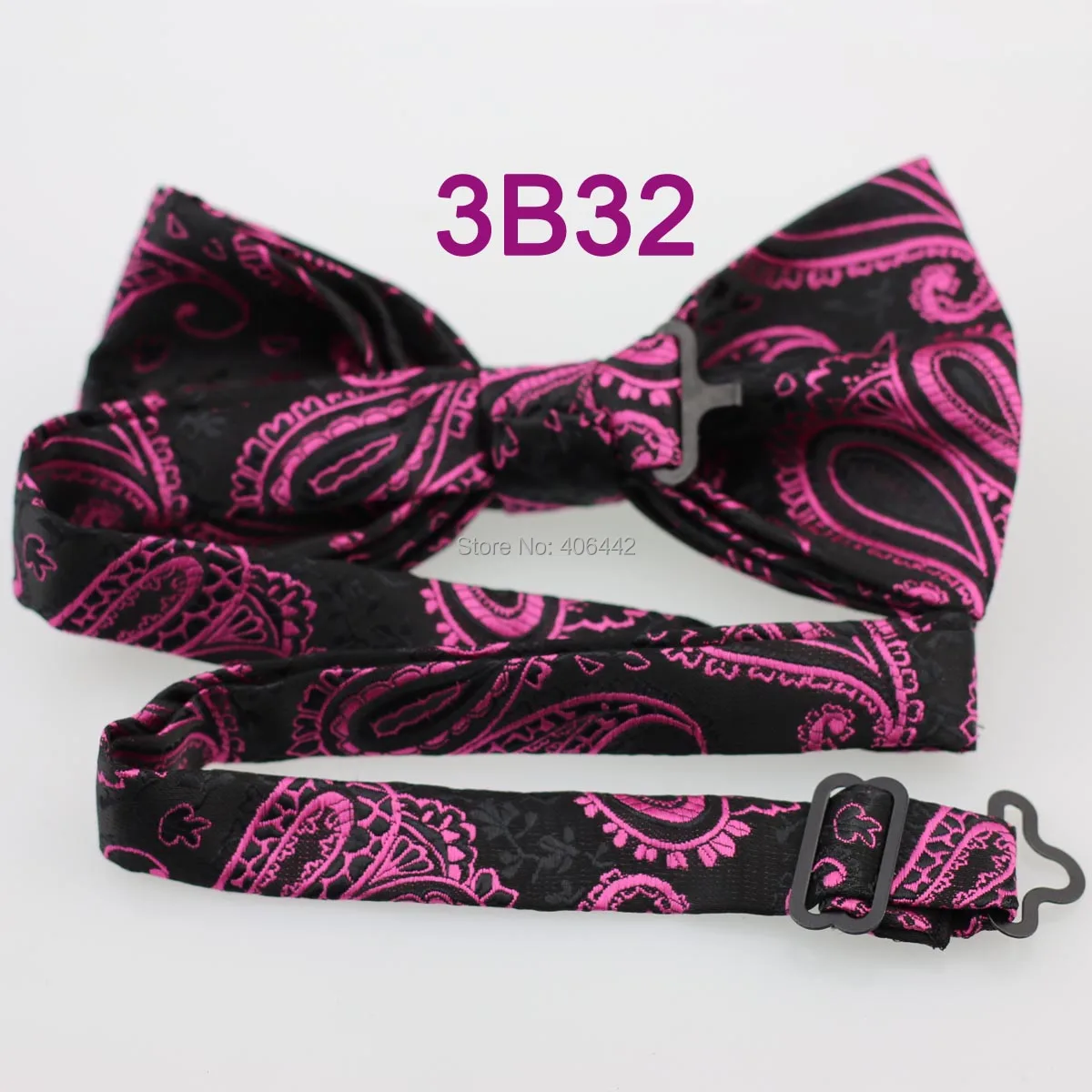 Yibei coahella Ties из микрофибры, одноцветные, с узором пейсли, регулируемые мужские галстуки-бабочки для взрослых, галстук-бабочка для смокинга, унисекс, с завязками