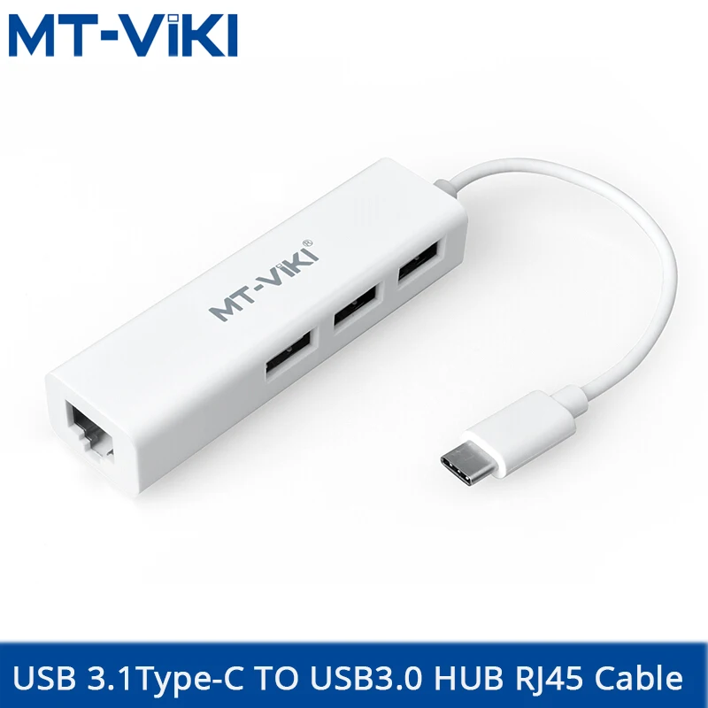 MT-VIKI USB C концентратор к USB2.0 RJ45 Type 3 1 мульти сплиттер адаптер для Lenovo Xiaomi Macbook Pro PC