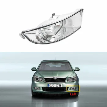 

For Skoda Octavia A6 MK2 FL 2009 2010 2011 2012 2013 Car-styling Left Side Front Halogen Fog Light Fog Lamp With 2 Holes