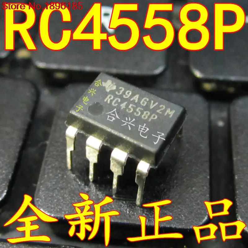 50Pcs RC4558P RC4558 DIP-8 New | Электронные компоненты и принадлежности
